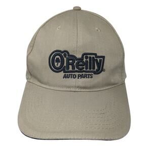 O'Reilly Auto Parts Strapback Baseball Cap Brown OS Adjustable Embroidered